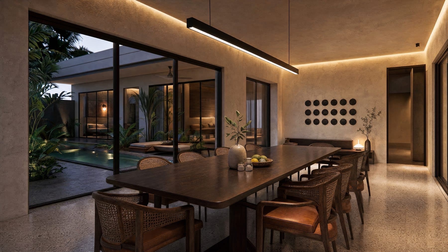 Dining interior render